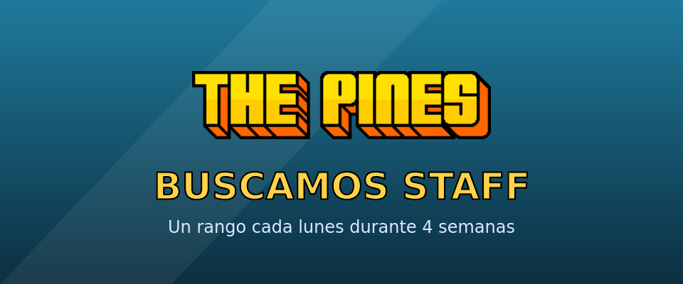 Buscamos equipo de staff